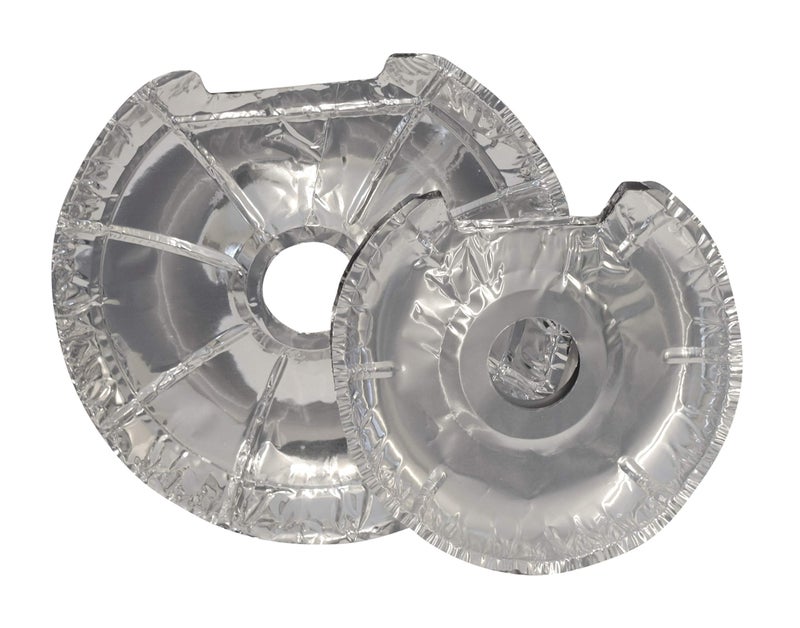 Range Kleen Round Foil Burner Cover Liners Pack of 8 4 Small 4 Large