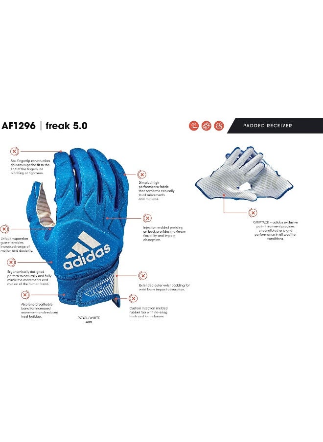 Adidas adidas Freak 5.0 Padded Adult Football Receiver Glove  - Image 2
