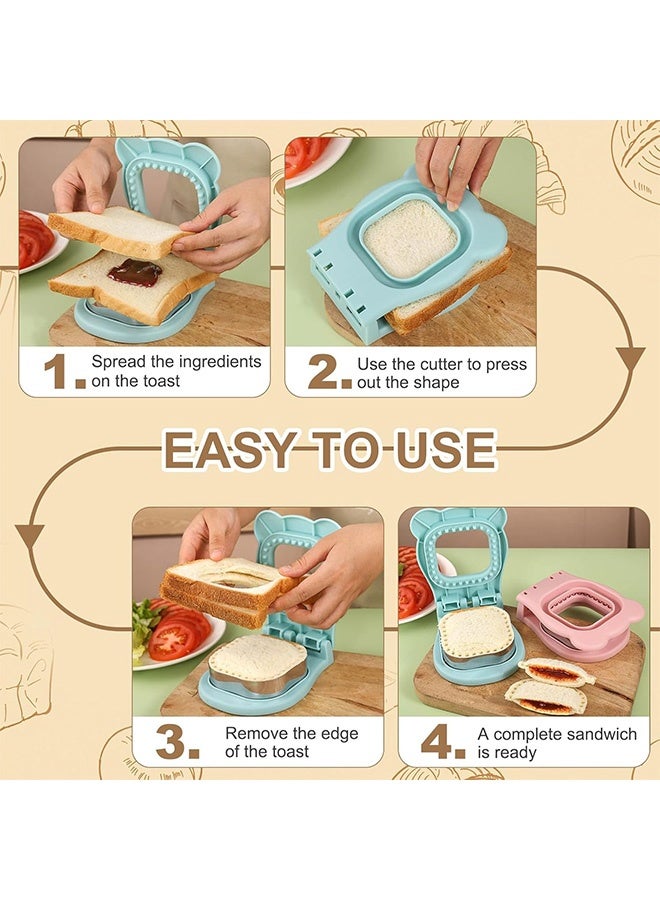 كوانتوم آلة صنع الشطيرة آلة صنع الشطيرة آلة قطع الشطيرة آلة تقطيع الشطيرة آلة صنع الشطيرة آلة قطع الشطيرة آلة تقطيع الشطيرة آلة قطع الشطيرة آلة تقطيع الشطيرة آلة ختم الخبز آلة قطع الكعكة (الوردي) - Image 4