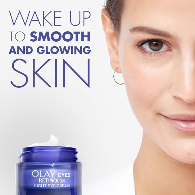 Olay Retinol 24 Night Eye Cream Skincare for Dark Circles with Retinyl Propionate Anti Ageing Renewal Skin Care with 3 Actions Smooths Renews and Hydrates 15ml - Image 4
