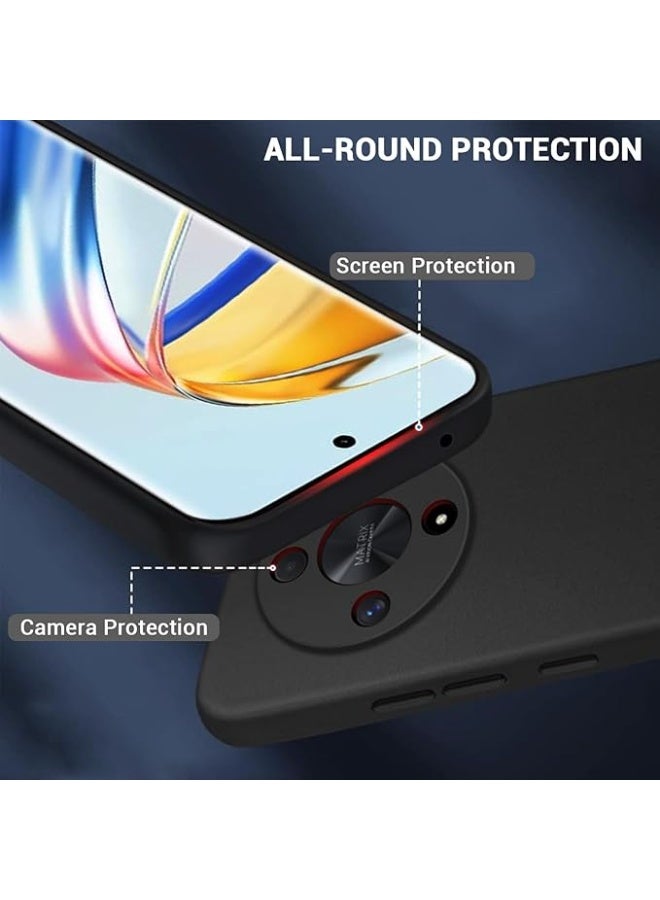 جراب Honor X9d 5G من السيليكون الناعم TPU - خفيف الوزن، مقاوم للصدمات، أسود - Image 4