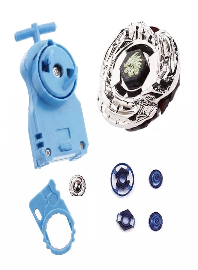 Funstars L-Drago Guardian S130MB Metal Spinning Top, Classic Spin Toy for Kids with Blue String Launcher(BB121B) - Image 1