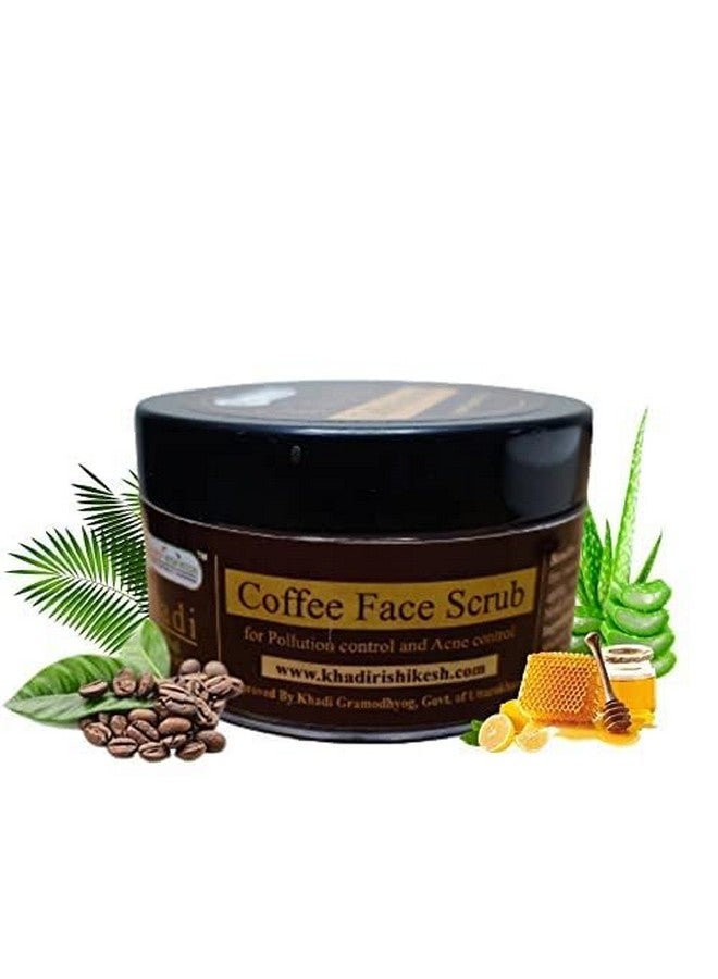 Khadi Rishikesh Herbal Coffee Face Care Combo Coffee Face Pack + Coffee Face Scrub Tan Removal | For Women & Men | Removes Blackheads,Acne Control,Anti Aging,Skin Glowing Brighteing-100gm-Women & Men-WITH MAKEUP BLENDER FREE - Image 4