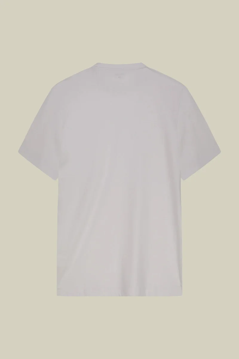 Doppelganger White Men's regular fit 100% cotton jersey T-shirt - White for Men | Best Price UAE