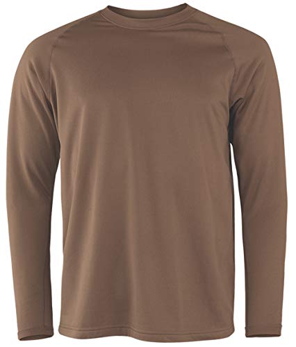 Terramar Fleece Long Sleeve Crew, Military Brown, Tall/XX-Large/50-52, W8369T - Image 5