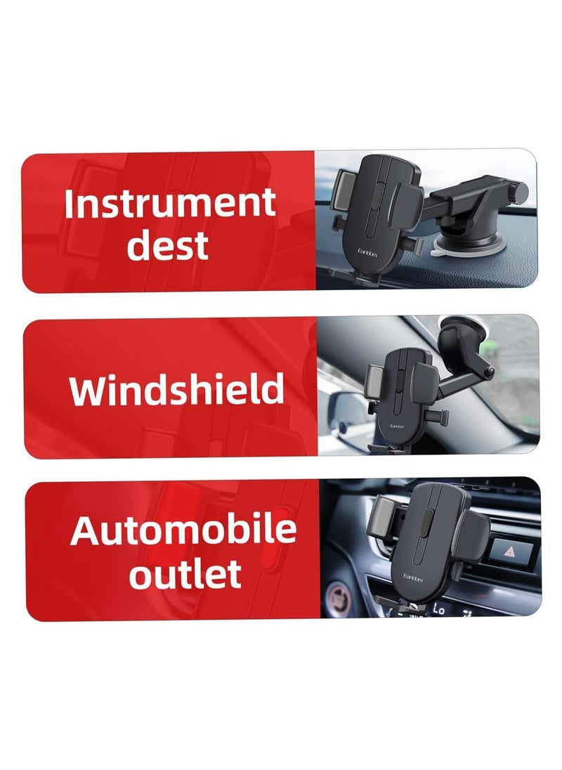 Earldom - Earldom ET EH93 Car Mobile Holder 360 Head Rotation Mount Mobile Bracket - Image 1