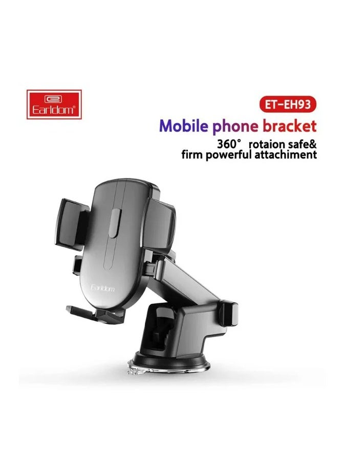 Earldom - Earldom ET EH93 Car Mobile Holder 360 Head Rotation Mount Mobile Bracket - Image 1