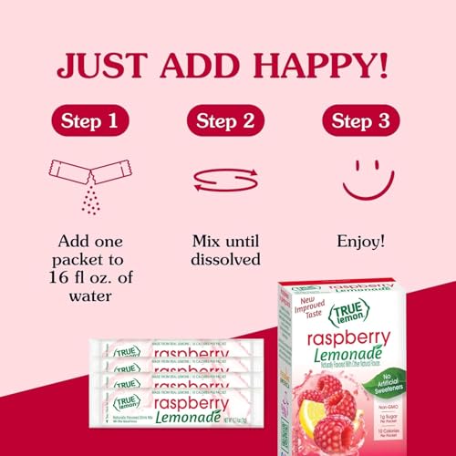 True Lemon Raspberry Lemonade 30 ct - Image 5