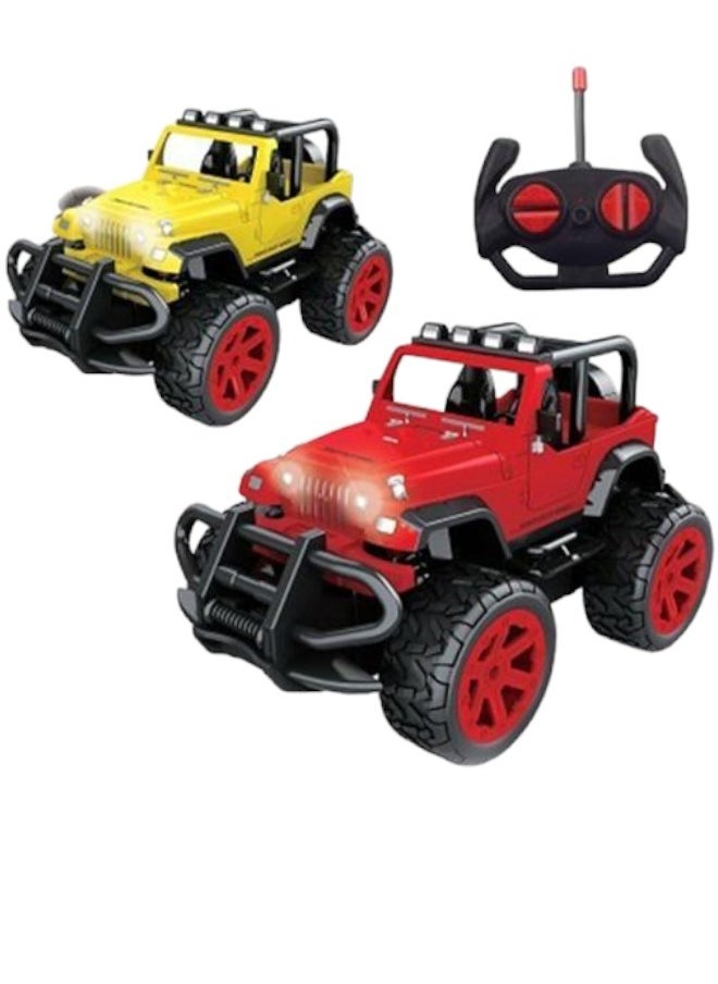 Toy Box - RC Off Road Truck Remote Control Car Jeep With Rechargeable Battery USB Charger And Handset For High Speed Fast Hobby Action For Kids - Image 1