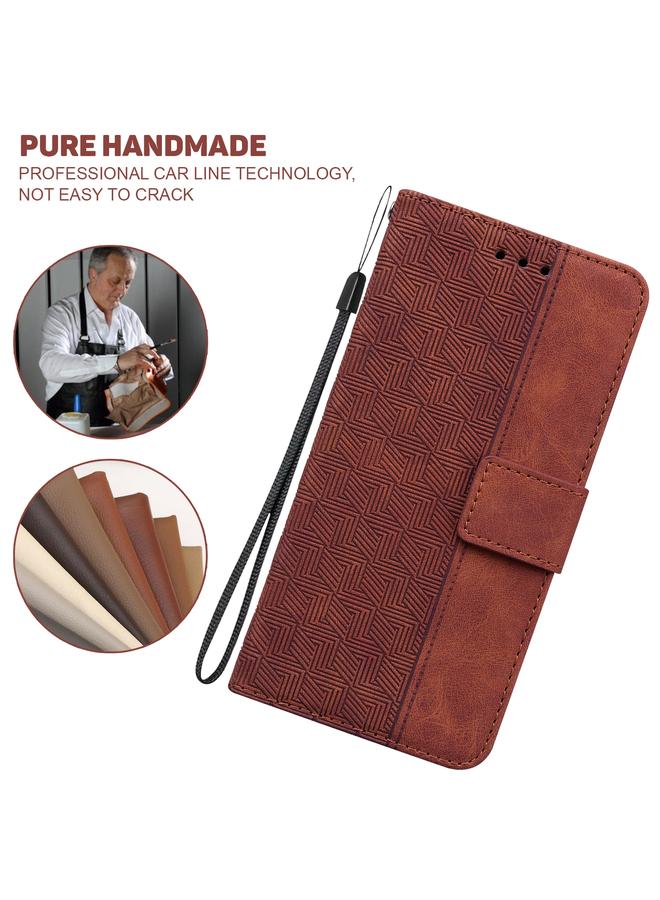 Zaboon Case For Huawei P smart Z/Y9 Prime 2019/Honor 9X Foreign Version Geometric Embossed Leather Phone Case - Image 4