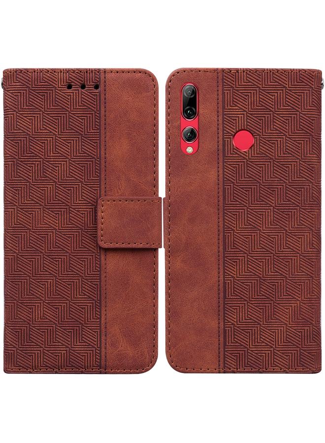 Zaboon Case For Huawei P smart Z/Y9 Prime 2019/Honor 9X Foreign Version Geometric Embossed Leather Phone Case - Image 1