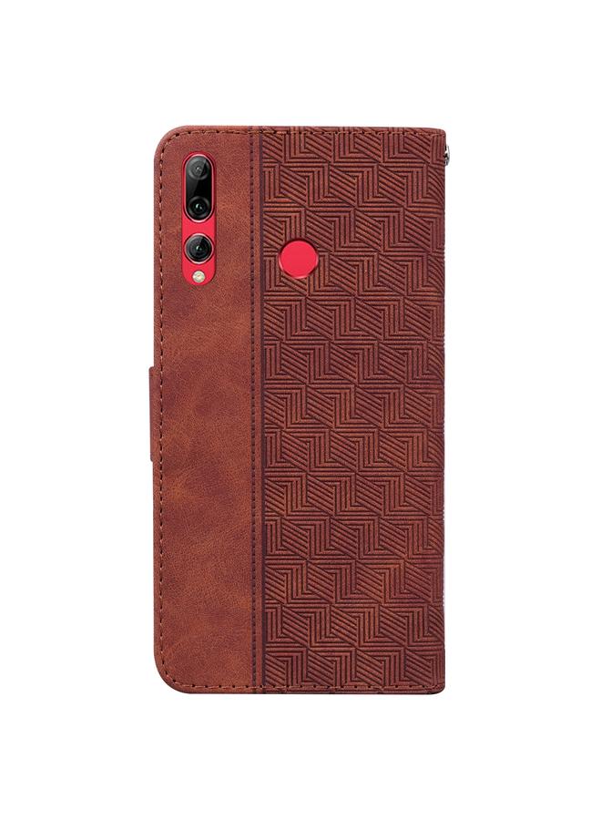 Zaboon Case For Huawei P smart Z/Y9 Prime 2019/Honor 9X Foreign Version Geometric Embossed Leather Phone Case - Image 3