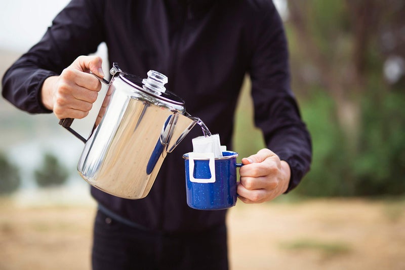 Stansport Enamel Coffee Mug 12 Oz (15985)  Blue - Image 4