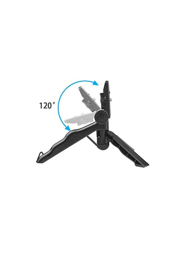 Phone Planet DigiPower Vlogging"Like Me" LED Video Light + Microphone + Mobile Phone Holder + Hand Grip/Mini Tripod Compatible with Smartphones for TikTok, Youtube, Live Streaming and Meetings - Image 5