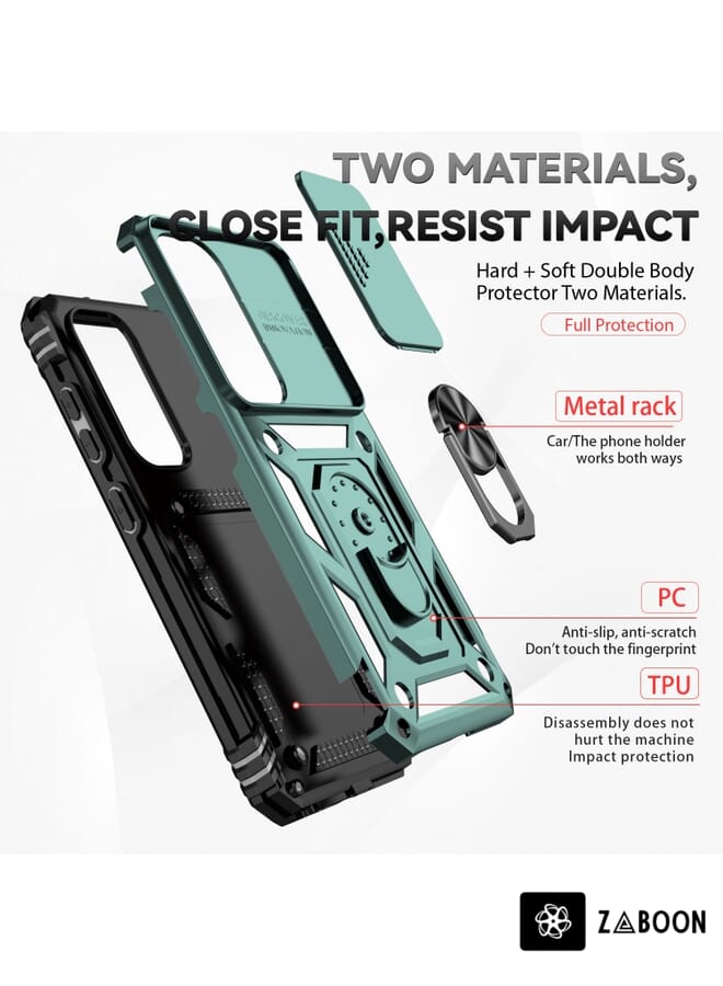 Zaboon Protective Case Cover For Samsung Galaxy S23 5G Sliding Camshield Holder - Image 3