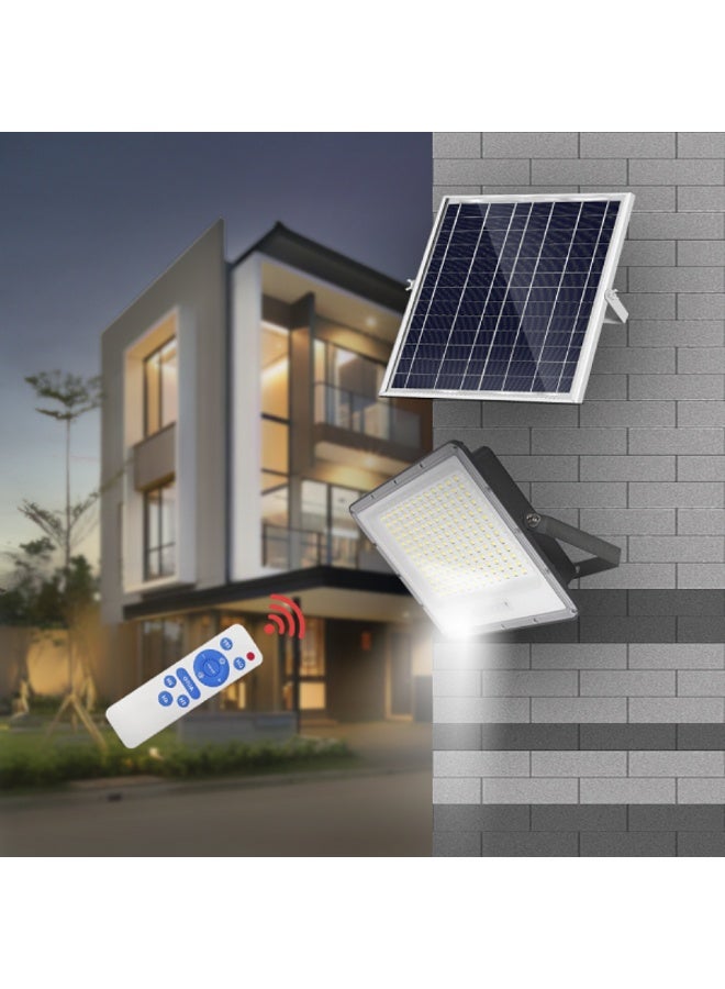 م.م.ذ  دحاولا صخشلا ةكرش اهمزاولو ةرانلا  تادعم ةراجتل زنيل دنآ وتلب كبلر — كشاف طاقة شمسية 400 واط 6000K | تحكم عن بُعد + تحكم ضوئي + حساس حركة | 220 ليد | بطارية 25Ah | لوح شمسي 30W - Image 2