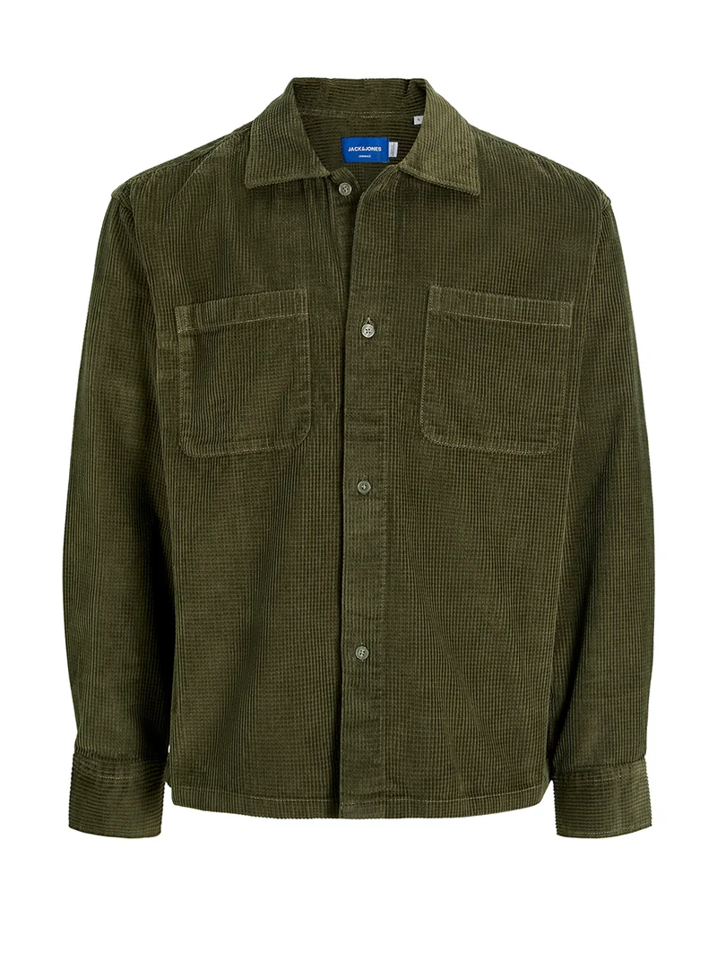 JACK & JONES Jorwinter Waffle Cord Regular Fit Shirt