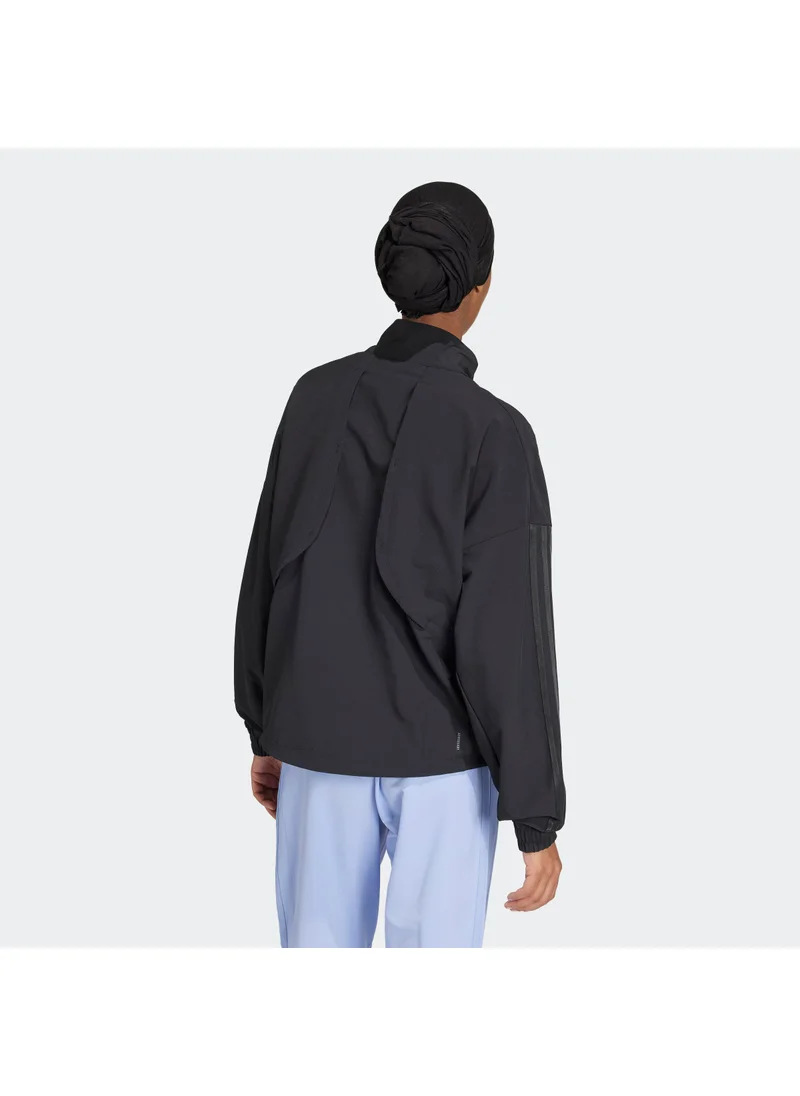 اديداس Pacer All Gym Tonal 3 Stripes Woven Jacket