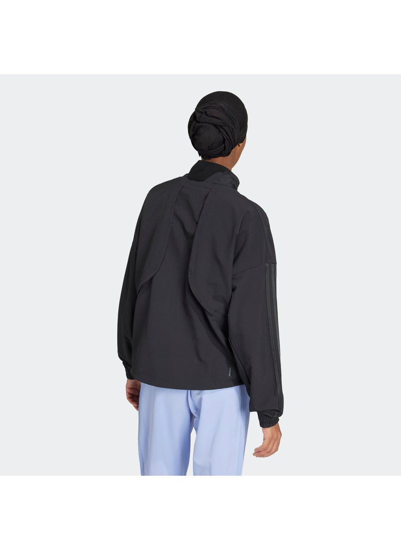 Adidas - Pacer All Gym Tonal 3 Stripes Woven Jacket - Image 1