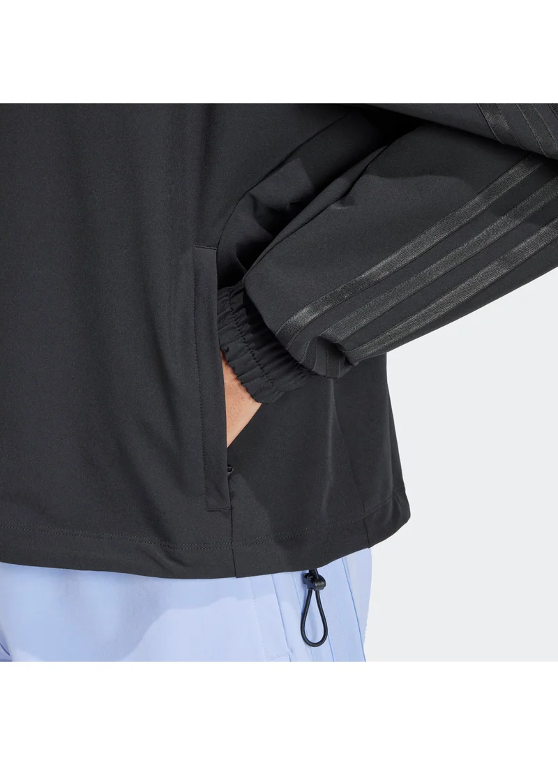 Adidas Pacer All Gym Tonal 3 Stripes Woven Jacket