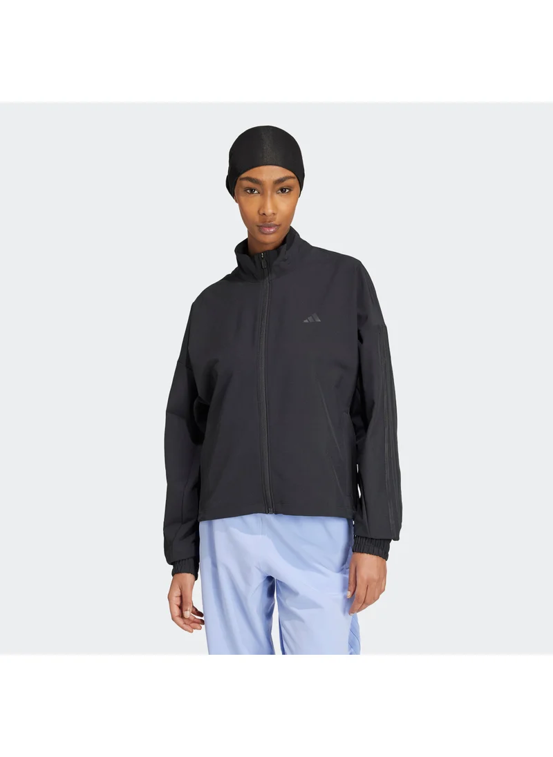 اديداس Pacer All Gym Tonal 3 Stripes Woven Jacket