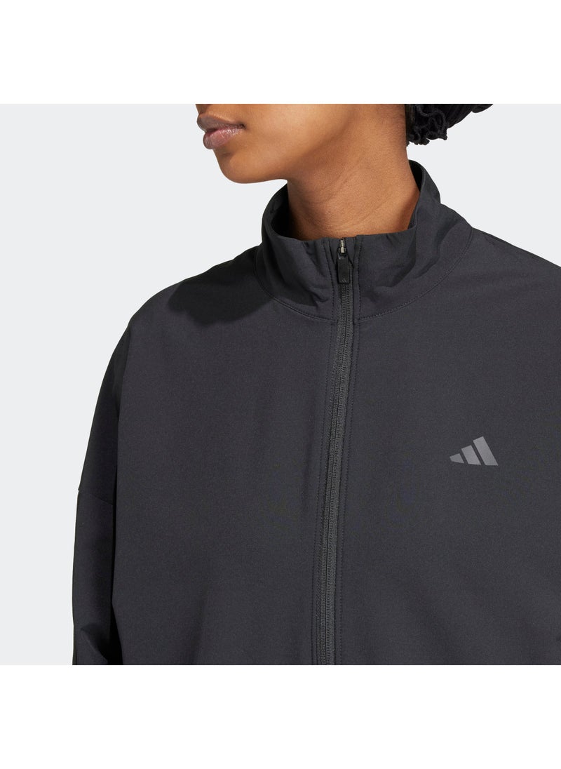 Adidas - Pacer All Gym Tonal 3 Stripes Woven Jacket - Image 1