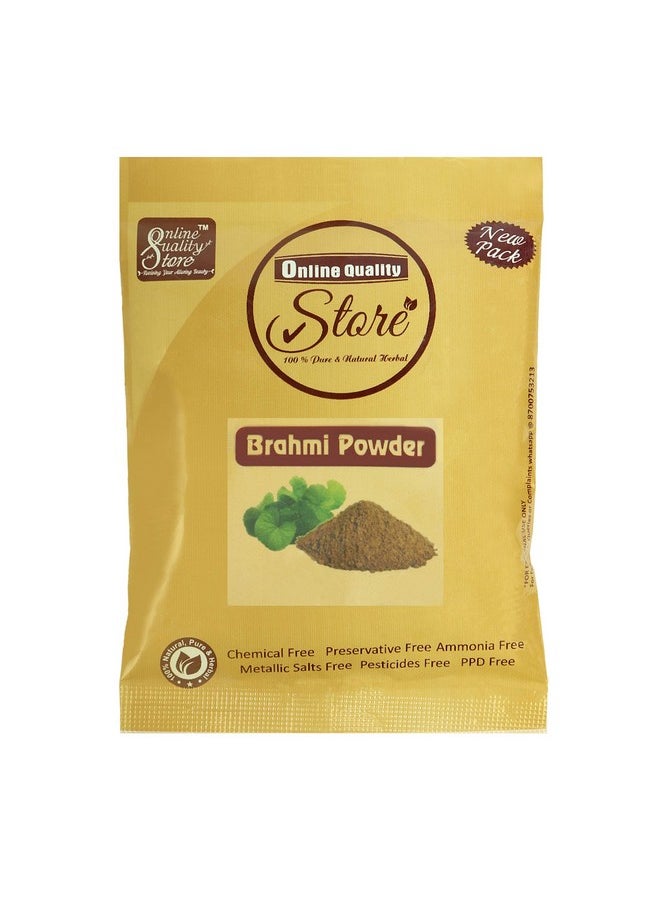 Online Quality Store - Brahmi Leaf Powder For Hair|Brahmi Powder|Brahmi Leaf|Brahmi Leaves Bacopa Monnieri Powder,50G - Image 1