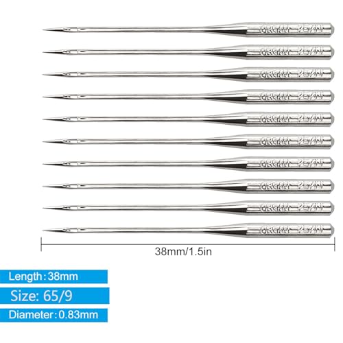 APACALI 50PCS Embroidery Sewing Needles for Brother Machine Needles Size 65/9 130/705H HAx1 Sewing Needles Machine for Brother Sewing Machine - Image 2