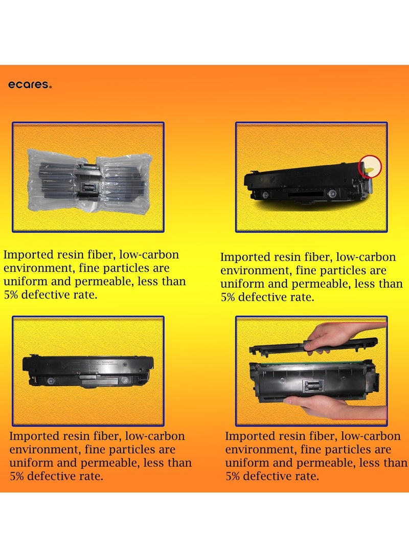 إيكاريس® خرطوشة حبر متوافقة 131A CF210A-For HP Laserjet Pro 200 Color M251nw M251n M276nw M276n Printer (أسود) - Image 3