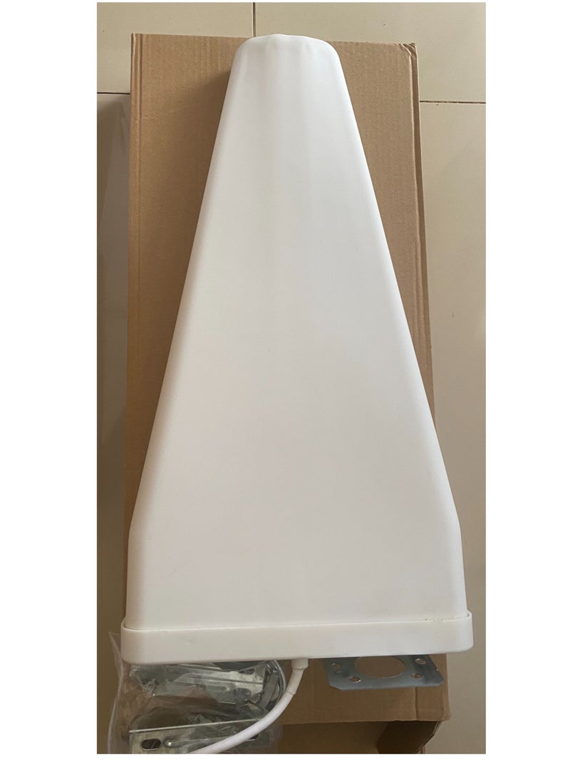 "Home & Office Network Booster Gold – 12dBi 4G LTE Antenna Outdoor 698-2700MHz , Reliable Signal for 2G/3G/4G" With 2CABLE 15MT And 5MT, cover up to 500-2000 square meters, More Powerful, More Signal.  - Image 4
