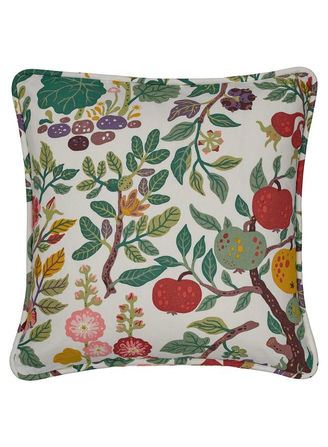 Zaboon Cushion cover, white multicolour/floral pattern, 50x50 cm - Image 1