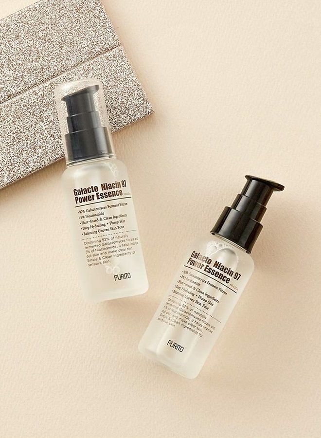 PURITO جوهر جالاكتو نياكين 97 قوة 2 أونصة سائلة / 92% جالاكتوميسيس / مخمر / جوهر علاج / التحكم في المسام - Image 3