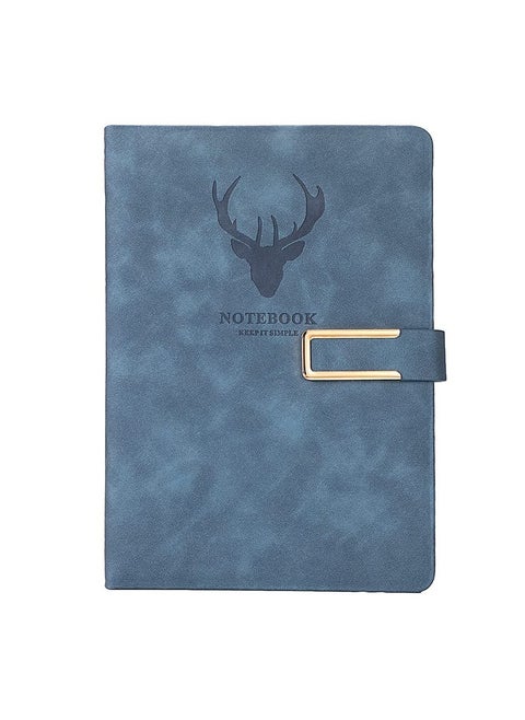 Notebook Journal, A5 Buckle Leather Ruled Notebooks 360 Pages Diary 100gsm Thick Paper Hardcover Notebook with Pocket for Work Men Woman, for Business Writing, Note Taking, School Office