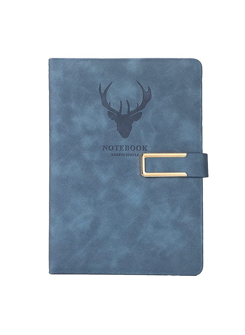 LEFAFA - Notebook Journal, A5 Buckle Leather Ruled Notebooks 360 Pages Diary 100gsm Thick Paper Hardcover Notebook with Pocket for Work Men Woman, for Business Writing, Note Taking, School Office - Image 1