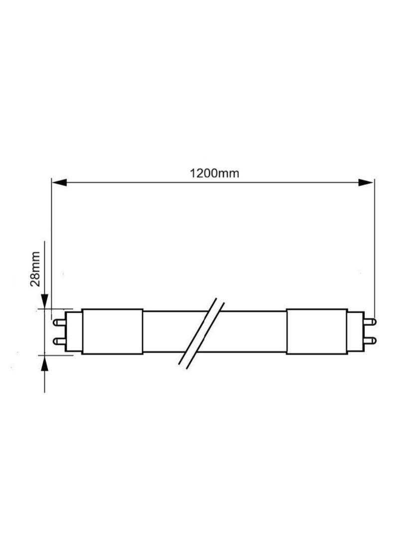 OSRAM LEDVANCE SubstiTUBE ECO T8 LED Tube 18W 120cm 6500K G13 - Image 3