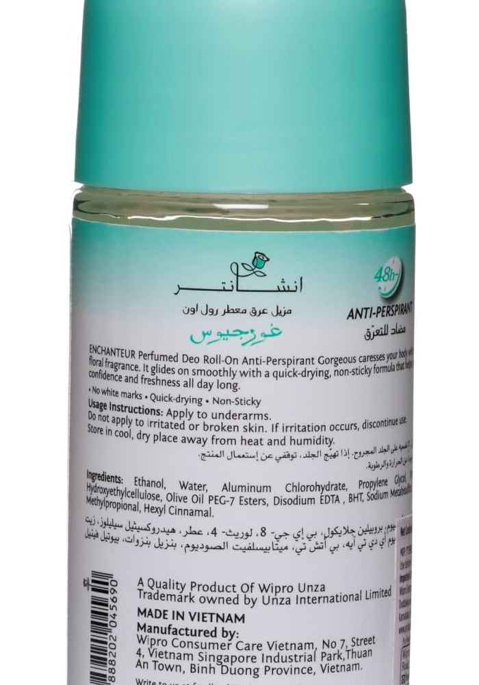 Enchanteur Gorgeous Perfumed Deo Roll-On - Image 3