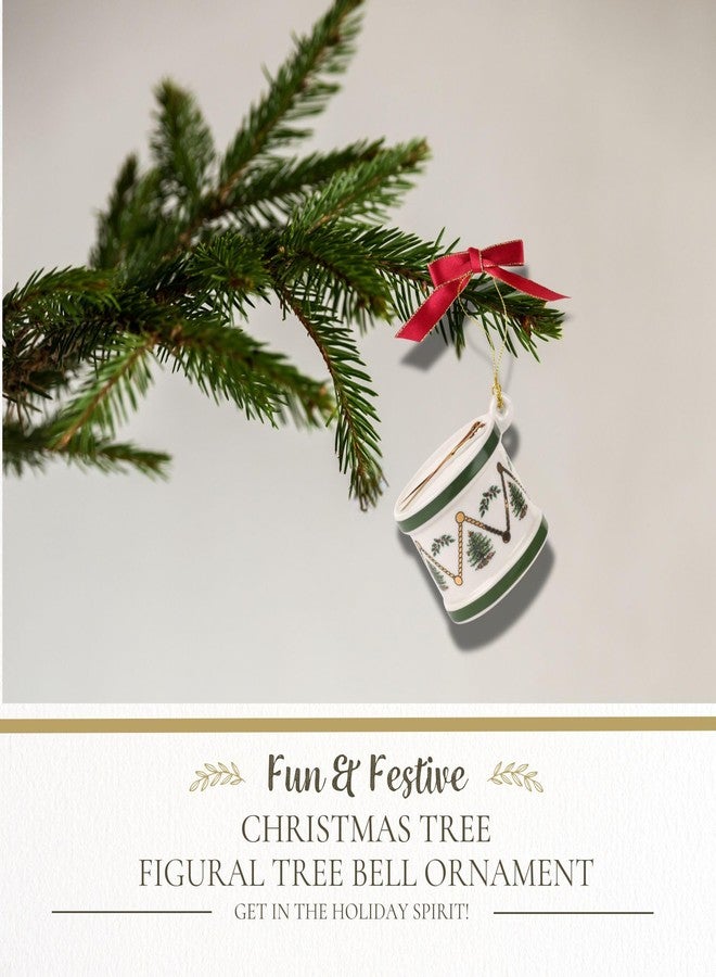سبود زينة شجرة عيد الميلاد من سبود على شكل طبلة، زينة معلقة أنيقة لأشجار عيد الميلاد - لمسات منزلية احتفالية وزينة مميزة - تذكار وهدية رائعة للأصدقاء والعائلة - Image 2