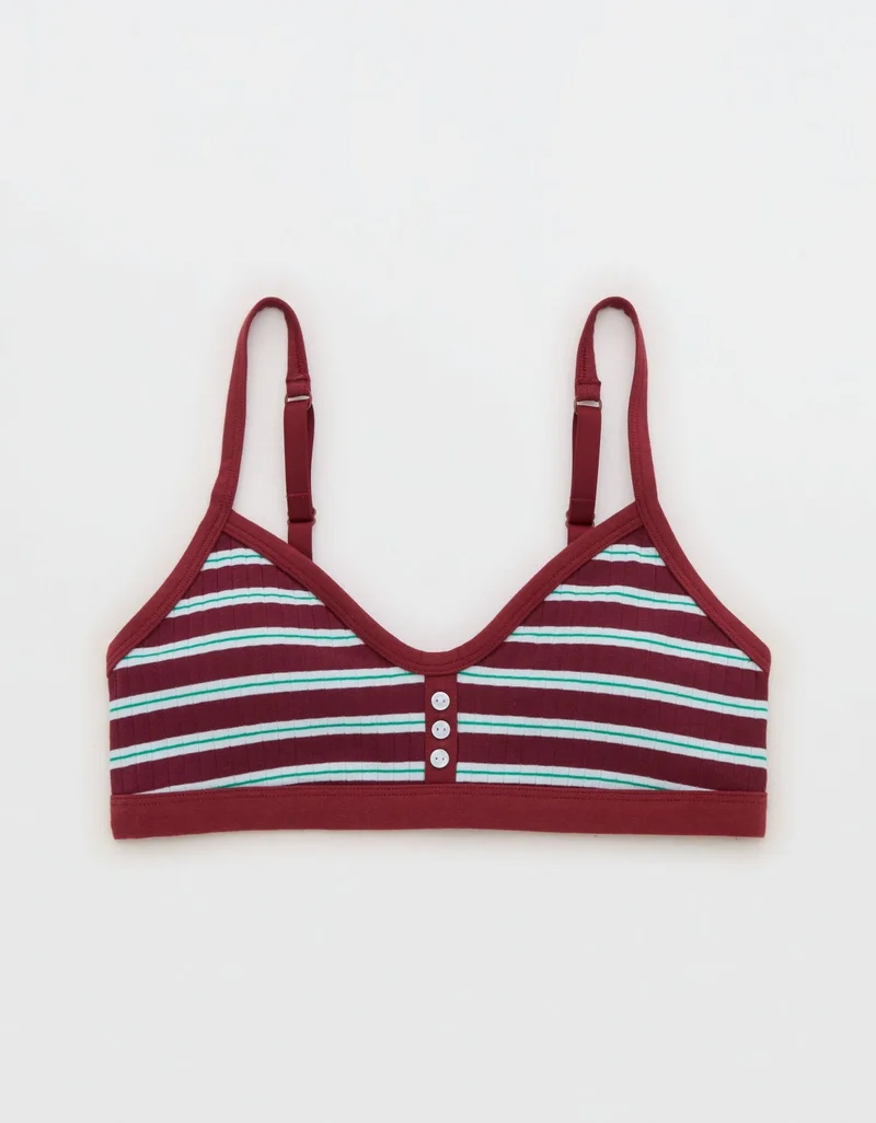 Aerie Superchill Cotton Rib Padded Bralette
