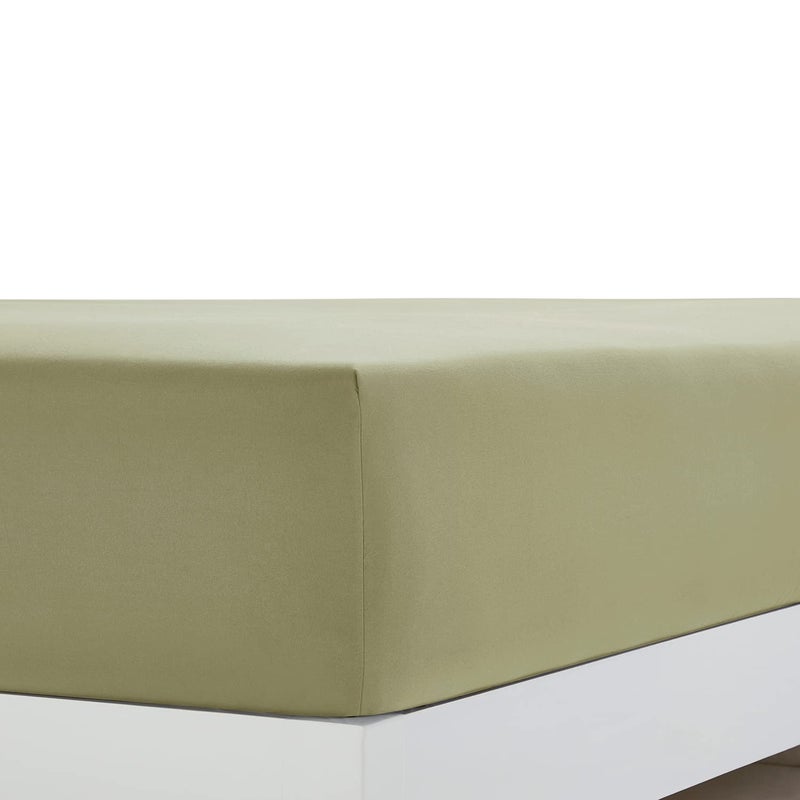 Clara Clark Bed Sheets, Premier 1800 Series 4 Piece Bed Sheet Set, Deep Pocket, Wrinkle, Fade, Stain Resistant, Luxury Soft Bedding Sheets & Pillowcases, Twin, Sage Green - Image 3