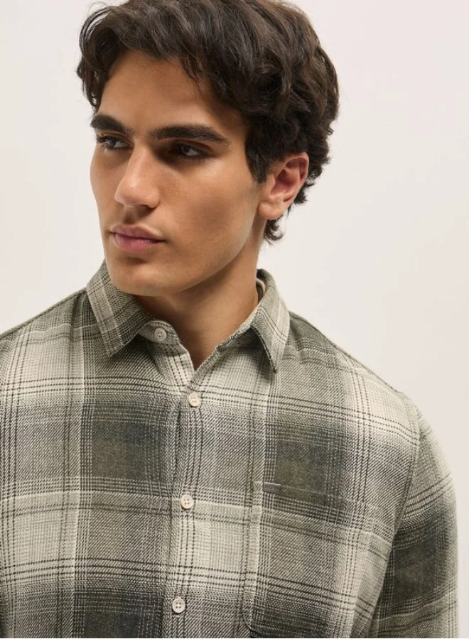 THE BEAR HOUSE Men's Shirt for Casual and Formal Wear | Classic Button-Down Style for Office, Daily Use, Travel, Events & All-Season Outfits | Versatile & Stylish Wardrobe Essential for Every Occasion