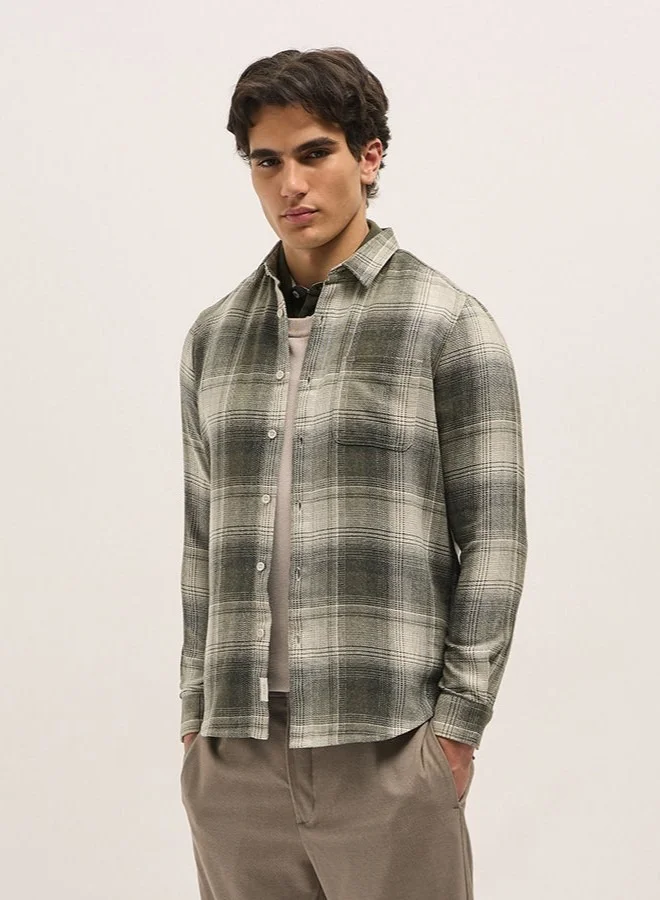 THE BEAR HOUSE Men's Shirt for Casual and Formal Wear | Classic Button-Down Style for Office, Daily Use, Travel, Events & All-Season Outfits | Versatile & Stylish Wardrobe Essential for Every Occasion