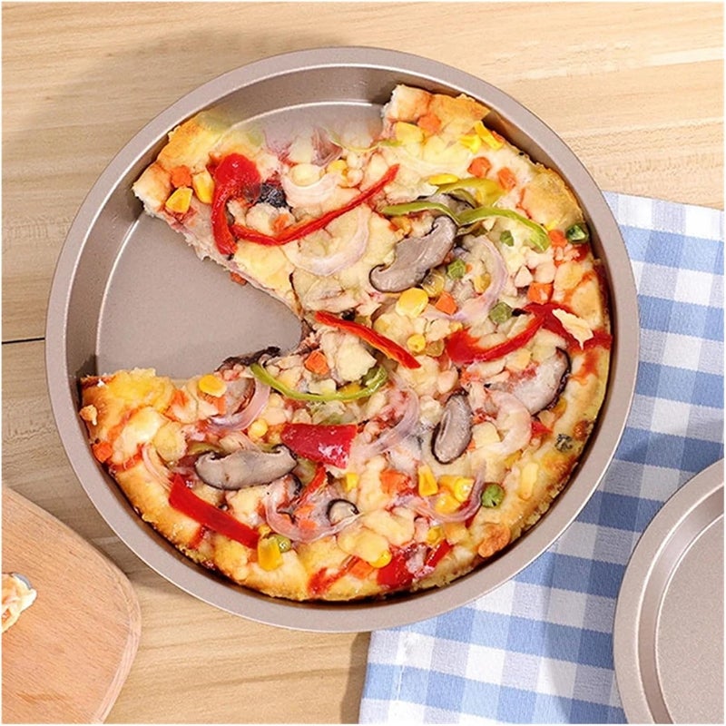 10/9/8/7/6 Inch Non-stick Baking Mold Air Fryer Pot Round Tray Pan Roasting Pizza Cake Basket Bakeware Kitchen Accessories(8inch) - Image 5
