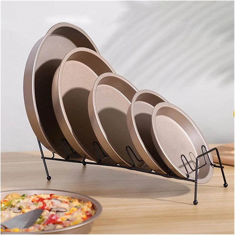10/9/8/7/6 Inch Non-stick Baking Mold Air Fryer Pot Round Tray Pan Roasting Pizza Cake Basket Bakeware Kitchen Accessories(8inch) - Image 3