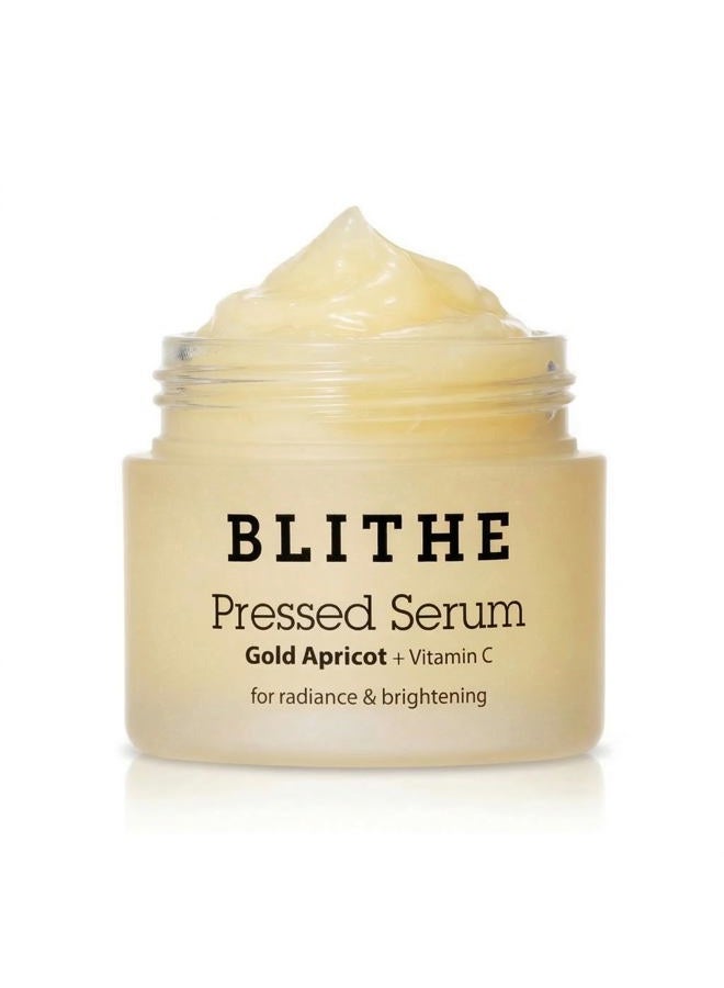 Blithe Pressed Serum Gold Apricot, 27ml - Korean Skincare, Anti Wrinkle, Calming & Hydrating, Olive and Apricot Extract, K beauty, Skin Brightening Facial Care with Natural Ingredients, All Skin Types - Image 1