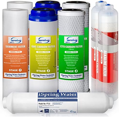 iSpring iSpring F3WGB32B 45 x 20 3Stage Whole House Water Filter Replacement Pack Set White  F9K 1Year Reverse Osmosis Water Filter Replacement Cartridge Pack Set White  - Image 5