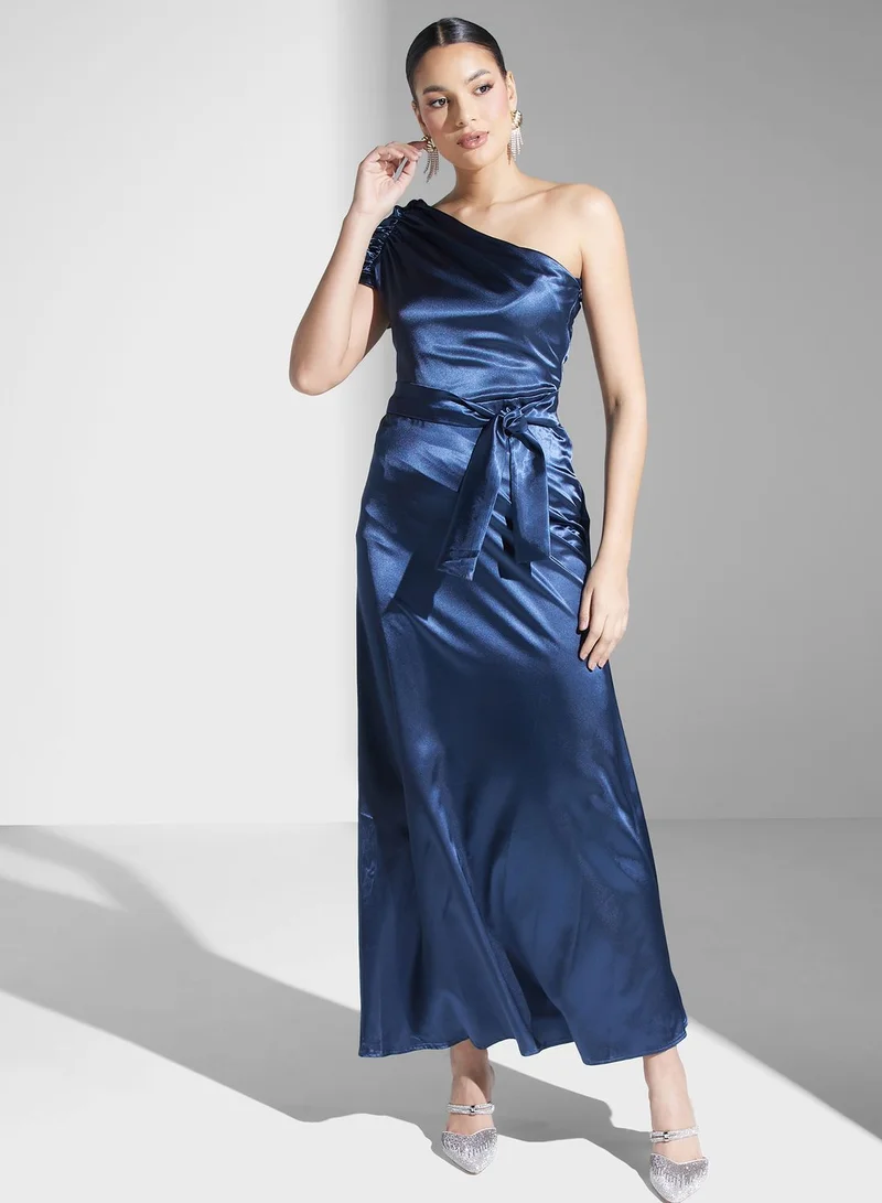 Ella Limited Edition Satin One-Shoulder Dress