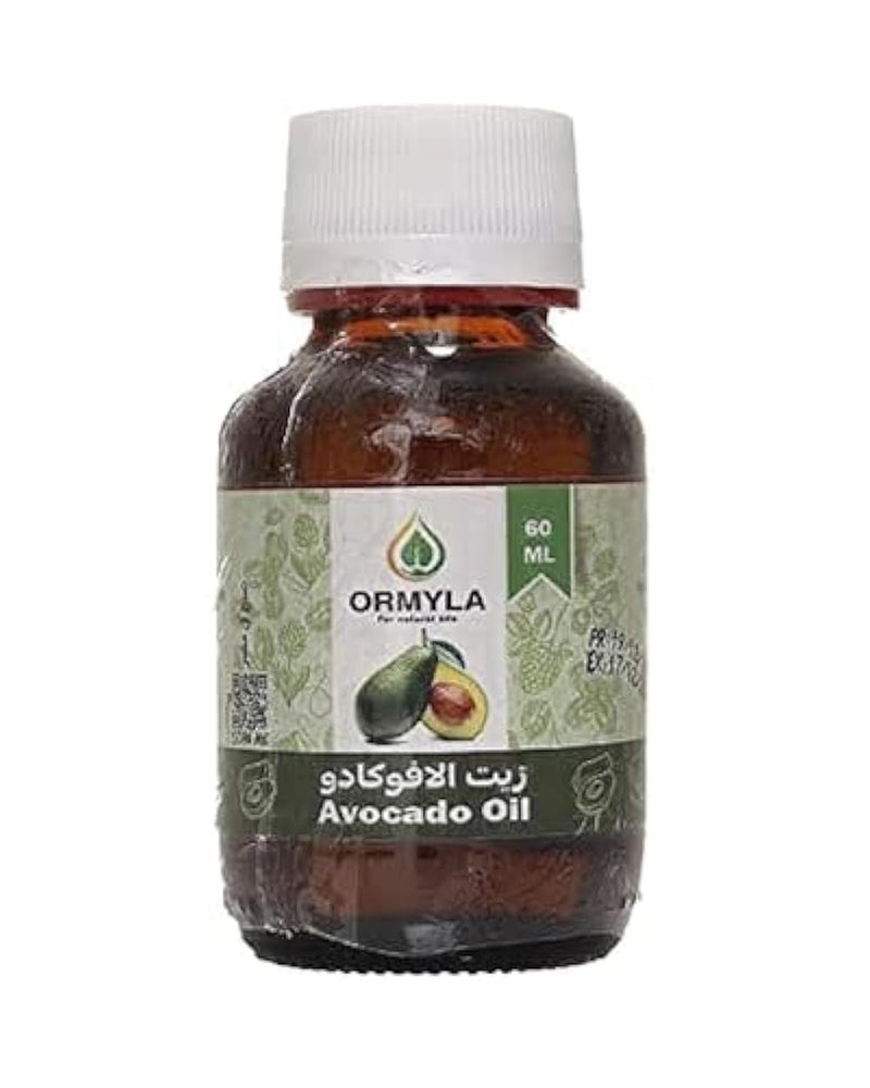 Ormyla Avocado Oil Virgin for Hair, Skin and Body, 60 ml