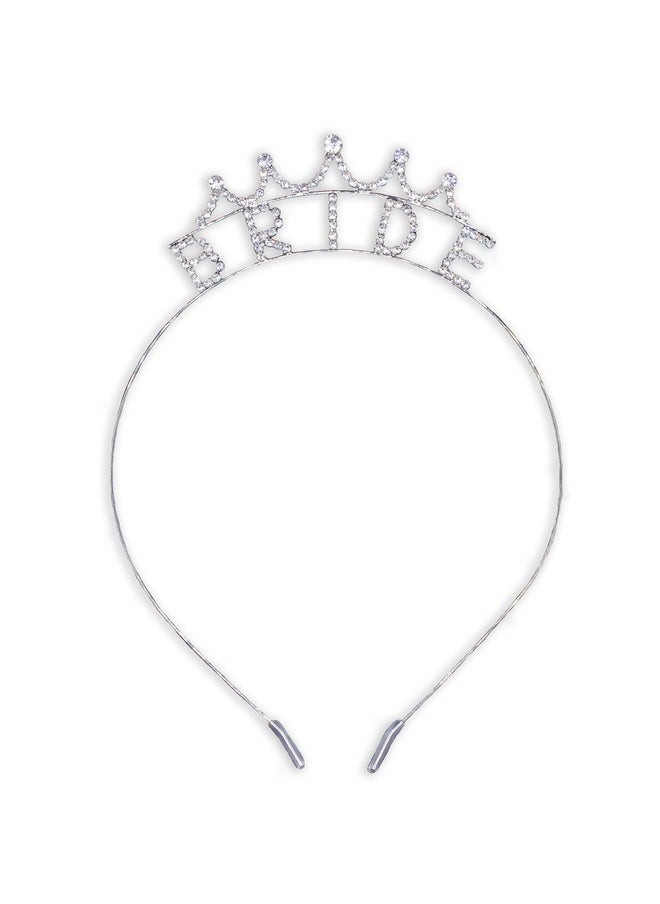 FROG SAC Bride Headband For Women Rhinestone Tiara Crown Hair Accessories  - Image 1
