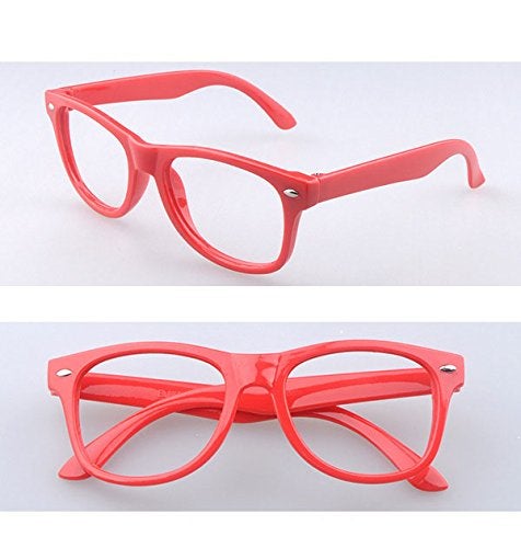 Kaptin 6 Pack Retro Children Stylish Cute Glasses Frame Without Lenses, Childrens Fake Eye Glasses (Style A, 6 Pack) - Image 4