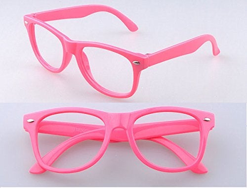 Kaptin 6 Pack Retro Children Stylish Cute Glasses Frame Without Lenses, Childrens Fake Eye Glasses (Style A, 6 Pack) - Image 5